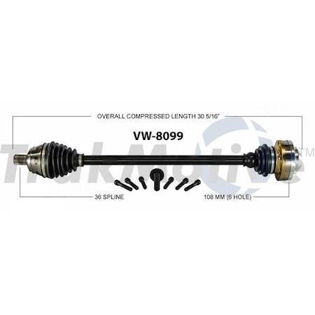 Surtrack Axle Cv Axle Shaft, Vw-8099 VW-8099